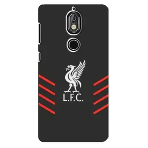 Силіконові Чохли з принтом Футбол на Nokia 7 (Емблема Liverpool)