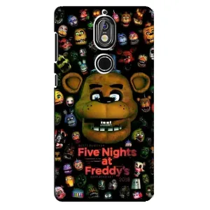 Чехлы Пять ночей с Фредди для Нокиа 7 (Freddy)