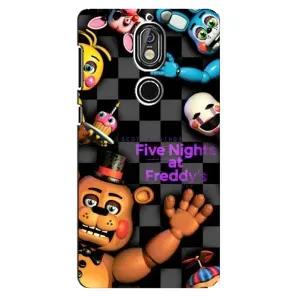 Чехлы Пять ночей с Фредди для Нокиа 7 (Freddy's)
