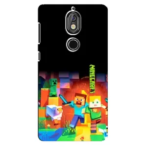 Чохли для Nokia 7 (Персонажі МайнКрафт) (Герой Майнкрафт)
