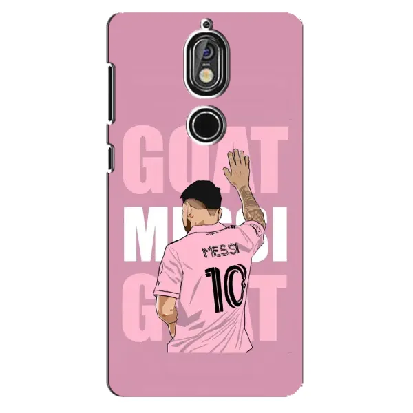 Чехол с рисунком «GOAT MESSI» для Nokia 7 Чехол с рисунком «GOAT MESSI» для Nokia 7