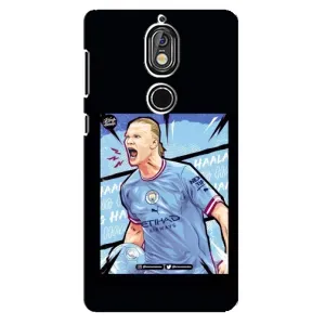 Чехлы с принтом для Nokia 7 Футболист (гол Эрлинг Холланд)
