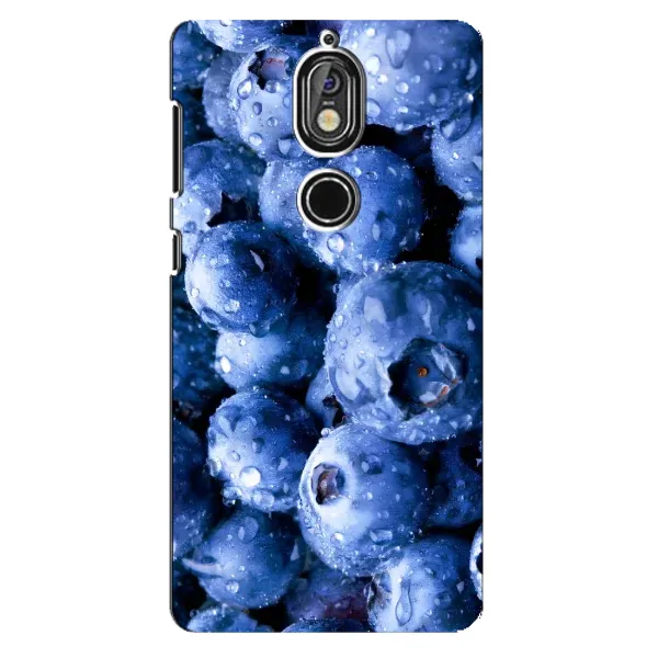 Чехол с рисунком «Голубика» для Nokia 7