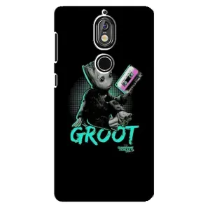 Чохол Супергерої Марвел на Нокіа 7 (Groot)