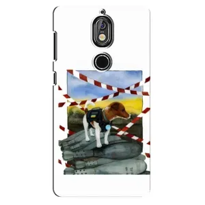 Чехол с принтом Собаки Патрон для Nokia 7 (Храбрый Патрон)