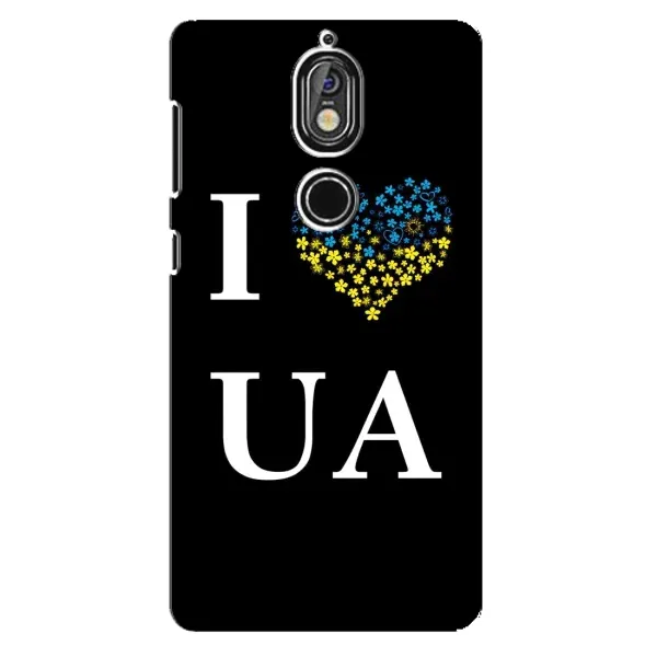 Чехол с рисунком «I Love UA» для Nokia 7 Чехол с рисунком «I Love UA» для Nokia 7