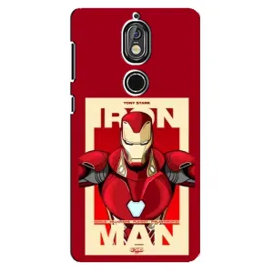 Чохол Супергерой Залізна Людина на Nokia 7 (Iron man)