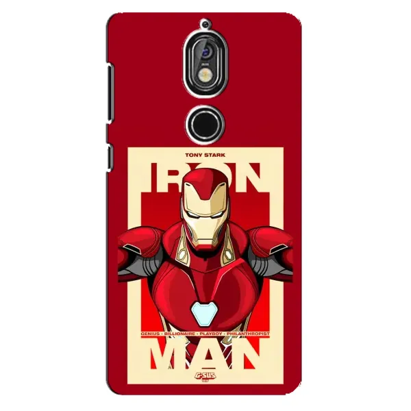 Чехол с рисунком «Iron man» для Nokia 7 Чехол с рисунком «Iron man» для Nokia 7