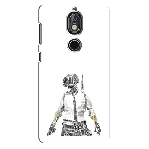 Чехол с рисунком «Из букв» для Nokia 7 Чехол с рисунком «Из букв» для Nokia 7