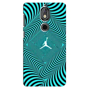 Силиконовый Чехол Nike Air Jordan на Нокиа 7 (Jordan)