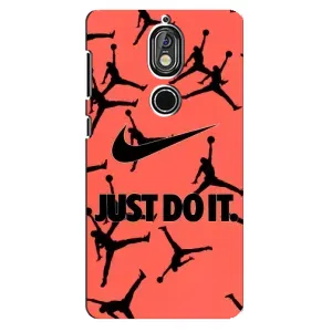 Силиконовый Чехол Nike Air Jordan на Нокиа 7