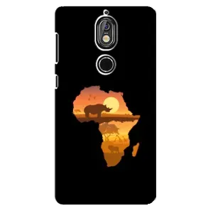 Летний Чехол на Nokia 7 (Карта)