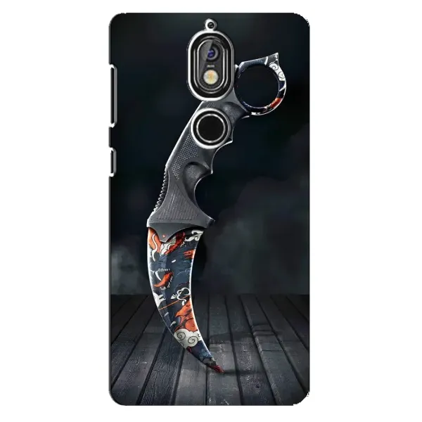 Чехол с рисунком «Кинжал КС ГО» для Nokia 7 Чехол с рисунком «Кинжал КС ГО» для Nokia 7