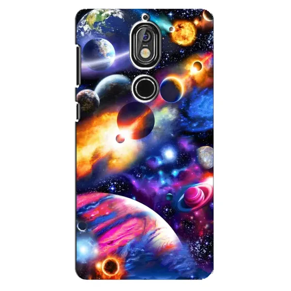 Чехол с рисунком «Космический мир» для Nokia 7