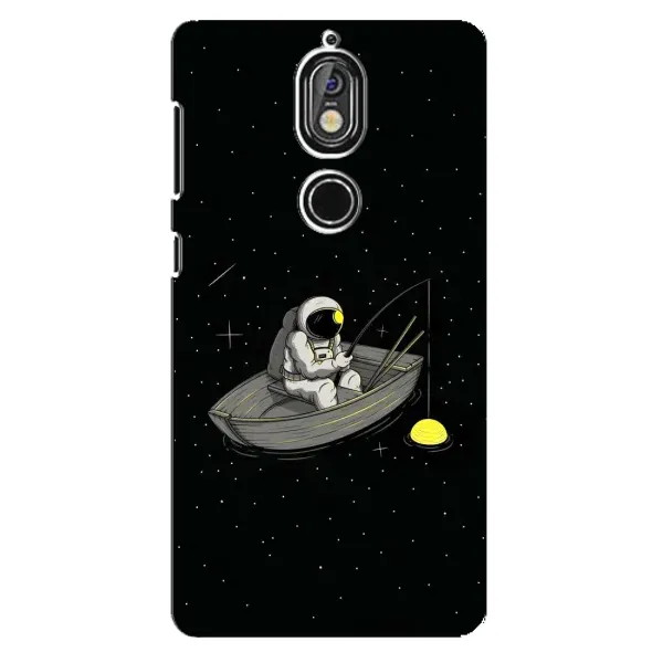 Чехол с рисунком «Космонавт на рыбалке» для Nokia 7 Чехол с рисунком «Космонавт на рыбалке» для Nokia 7