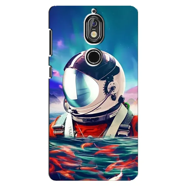 Чехол с рисунком «Космонавт в воде» для Nokia 7 Чехол с рисунком «Космонавт в воде» для Nokia 7
