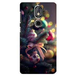 Чехлы на Новый Год Nokia 7 (Красивая елочка)