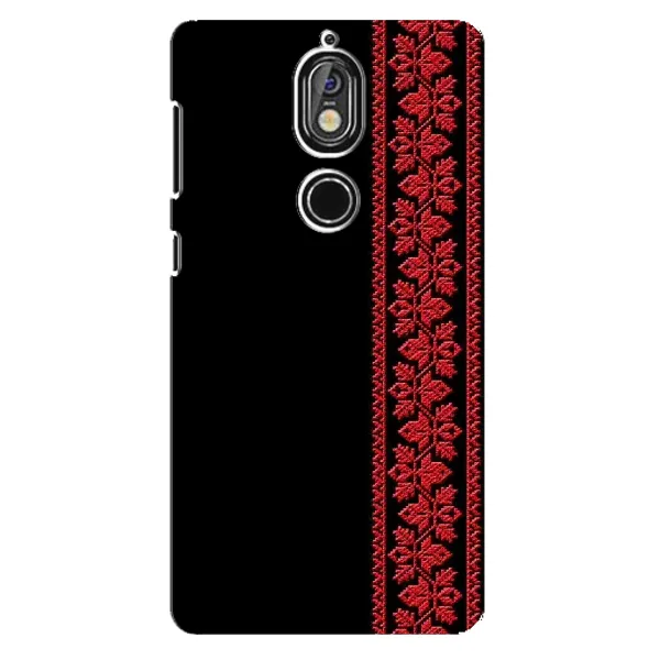 Чехол с рисунком «Красная Вышиванка» для Nokia 7 Чехол с рисунком «Красная Вышиванка» для Nokia 7