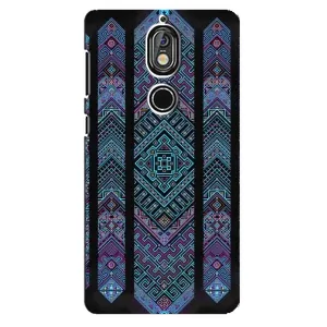 Силиконовый Чехол на Nokia 7 (Крутой орнамент)