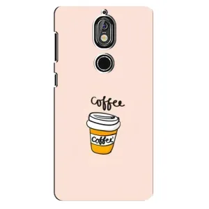 Чехол с изображением вкусной еды для Nokia 7 (Кружка кофе)