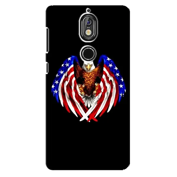 Чехол с рисунком «Крылья США» для Nokia 7 Чехол с рисунком «Крылья США» для Nokia 7