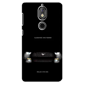Чохли з тематикою "Круті машини" на Nokia 7 (Чорний Land Rover)