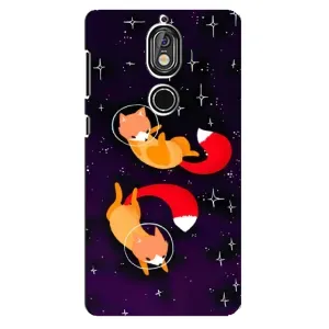 Чехол с Лисичкой для Nokia 7 (Лисы)