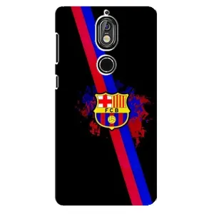 Чехол для Nokia 7 (Барселона) (Лого Барсы)