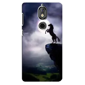 Чехлы с изображением разных животных для Nokia 7 (Лошадь)