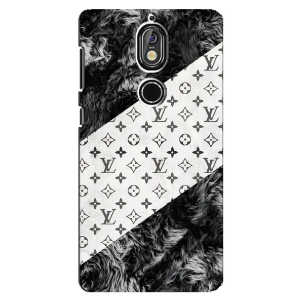 Чехол с рисунком «LV на белом» для Nokia 7 Чехол с рисунком «LV на белом» для Nokia 7