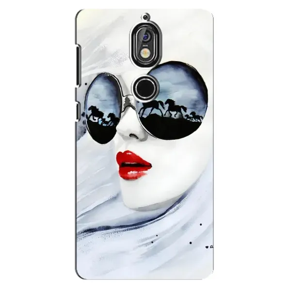 Чехол с рисунком «Любительница коней» для Nokia 7