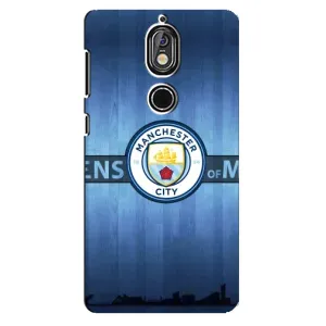 Силіконові Чохли з принтом Футбол на Nokia 7 (ManCity)