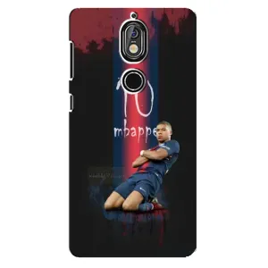 Чехол (TPU) с Футболистом на Nokia 7 (MBAPPE 10)