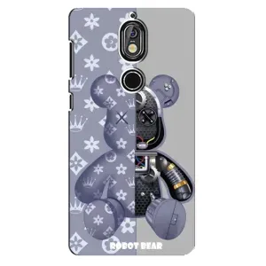 Силиконовый чехол для Nokia 7 (Медведь Louis Vuitton)