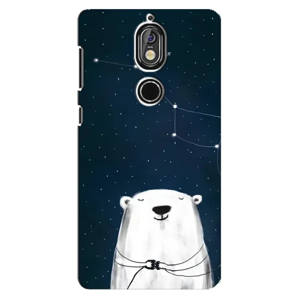 Чехол с рисунком «Медведица» для Nokia 7 Чехол с рисунком «Медведица» для Nokia 7