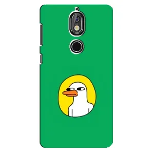 Бампер з принтом Меми для Nokia 7 (Мем Качка)