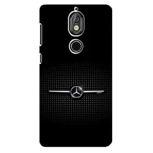Силіконовий бампер з картинкою машини на Nokia 7 (Mercedes)