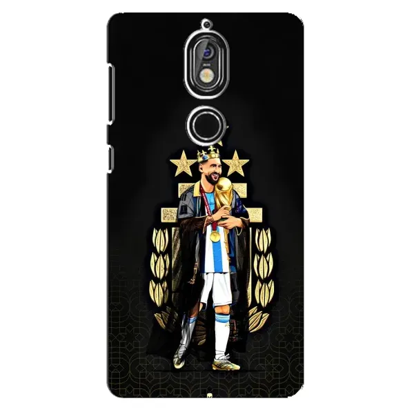 Чехол с рисунком «Месси король» для Nokia 7 Чехол с рисунком «Месси король» для Nokia 7