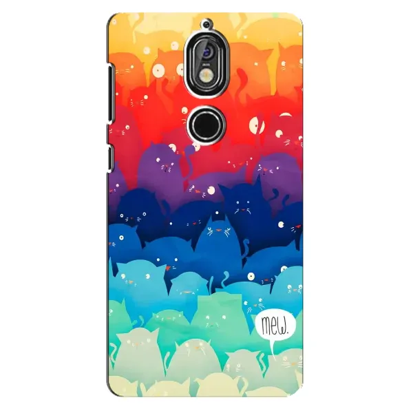 Чехол с рисунком «Mew» для Nokia 7