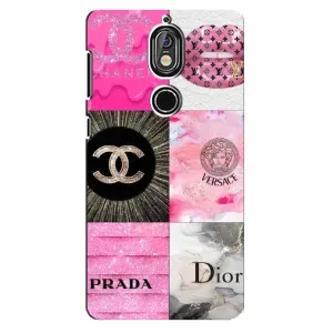 Чехол (Dior, Prada, YSL, Chanel) для Nokia 7 (Модница)
