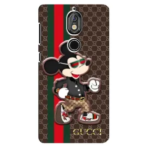 Чехлы Бренд GUCCI для Nokia 7 (Маус Гуччи)