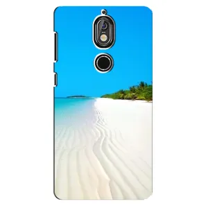 Летний Чехол на Nokia 7 (Море песок)