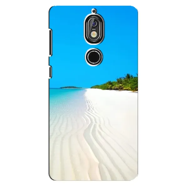 Чехол с рисунком «Море песок» для Nokia 7