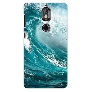Летний Чехол на Nokia 7 (Морская волна)