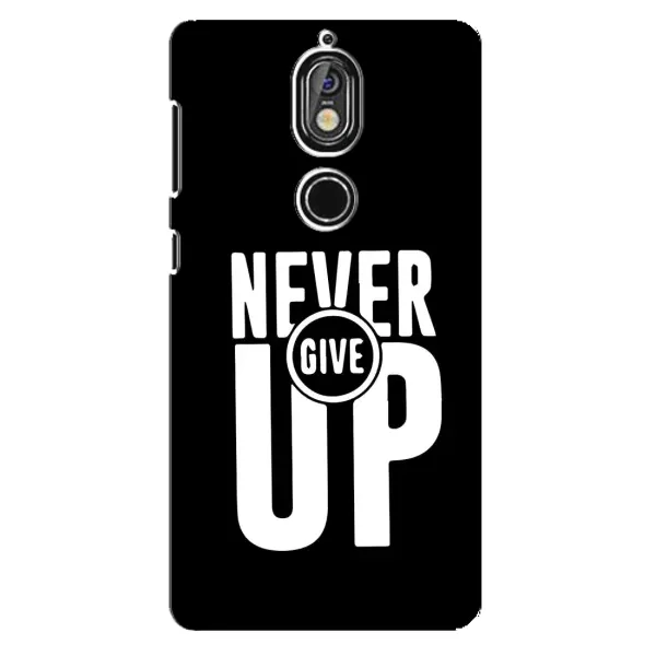Чехол с рисунком «Never Give UP» для Nokia 7