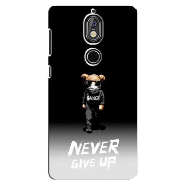 Чехол с рисунком «Never» для Nokia 7 Чехол с рисунком «Never» для Nokia 7