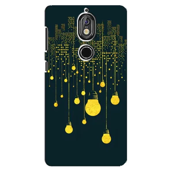 Чехол с рисунком «Ночной город» для Nokia 7 Чехол с рисунком «Ночной город» для Nokia 7