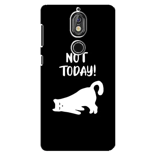 Чехол с рисунком «Not Today» для Nokia 7 Чехол с рисунком «Not Today» для Nokia 7