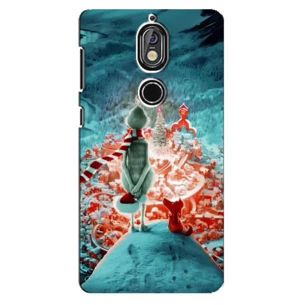 Чехол с рисунком «Новогодний Гринч» для Nokia 7