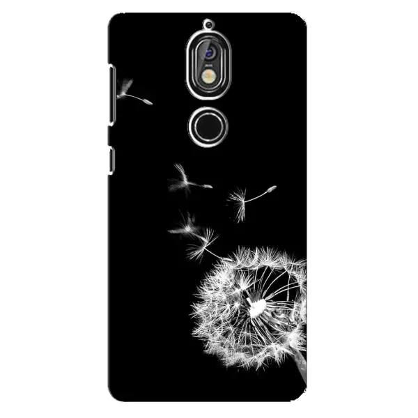Чехол с рисунком «Одуванчик на чёрном» для Nokia 7 Чехол с рисунком «Одуванчик на чёрном» для Nokia 7